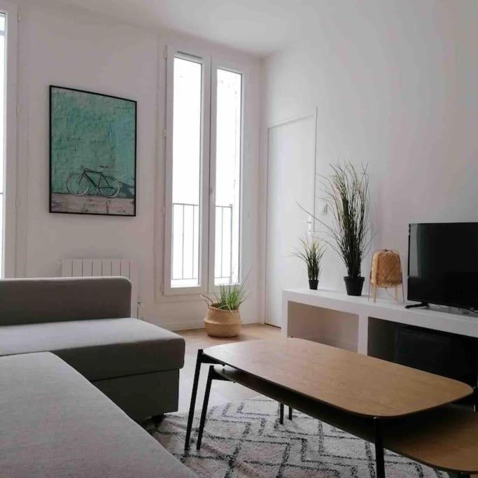 Magnifique Appartement T4, Plage Des Catalans Marseille Extérieur photo