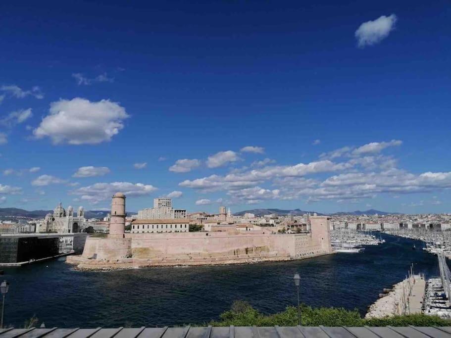 Magnifique Appartement T4, Plage Des Catalans Marseille Extérieur photo