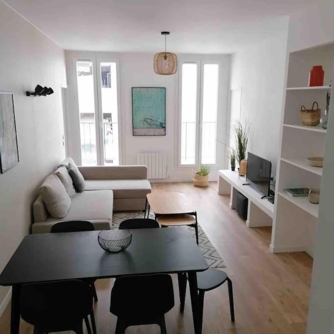 Magnifique Appartement T4, Plage Des Catalans Marseille Extérieur photo