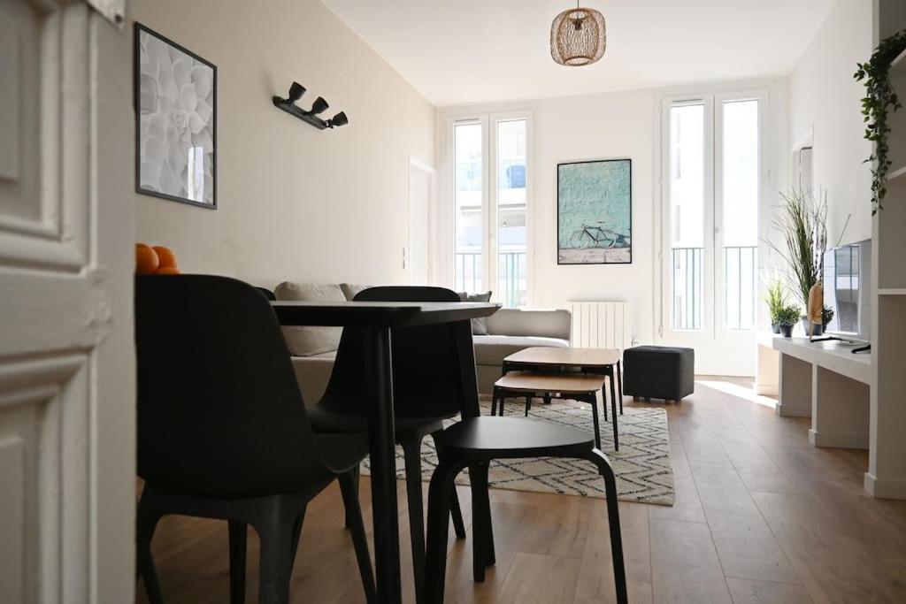 Magnifique Appartement T4, Plage Des Catalans Marseille Extérieur photo