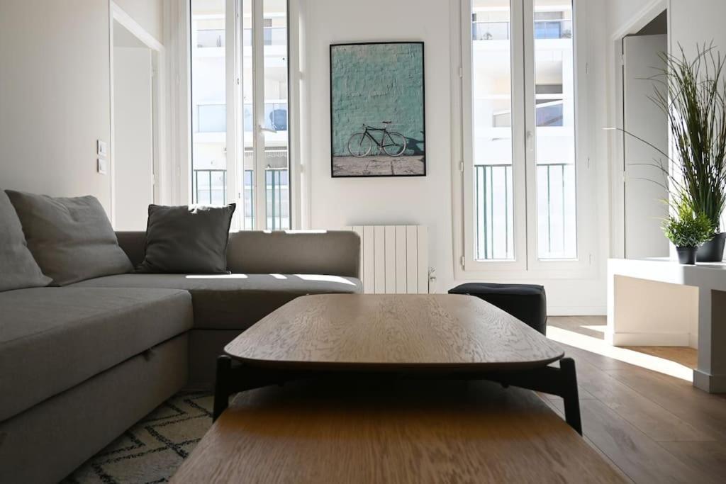 Magnifique Appartement T4, Plage Des Catalans Marseille Extérieur photo